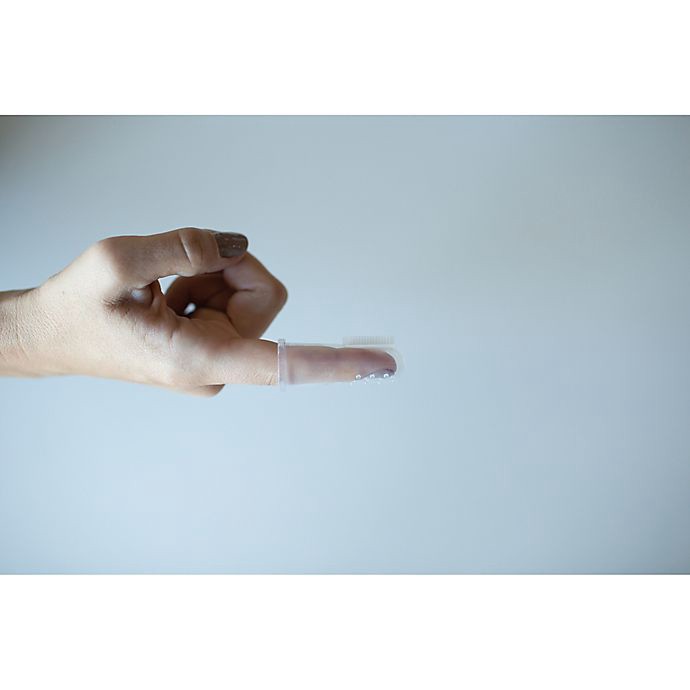 slide 4 of 6, Dr. Brown's Silicone Finger Brush, 2 pack with Toothpaste, 2 ct