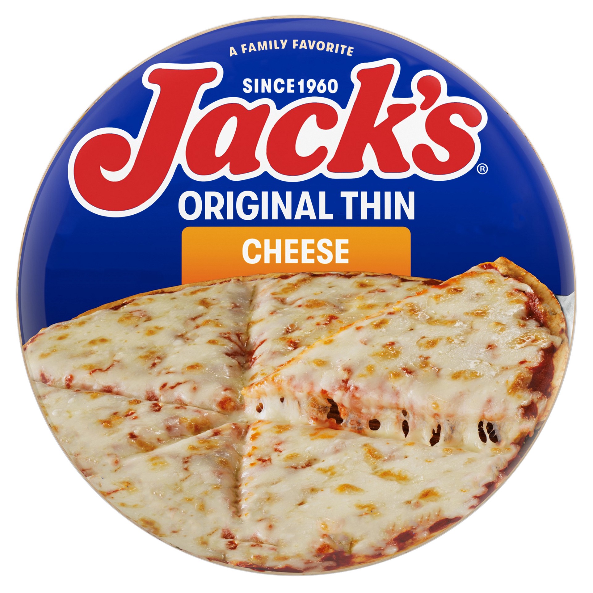 slide 1 of 4, Jack's Original Thin Crust Cheese Frozen Pizza, 13.8 oz