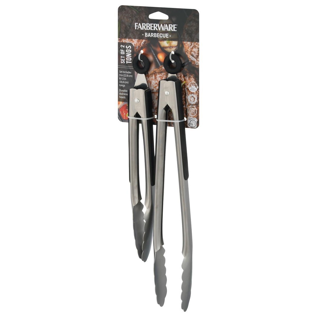 slide 8 of 9, Farberware Barbecue Tongs 2 1 ea, 1 ct