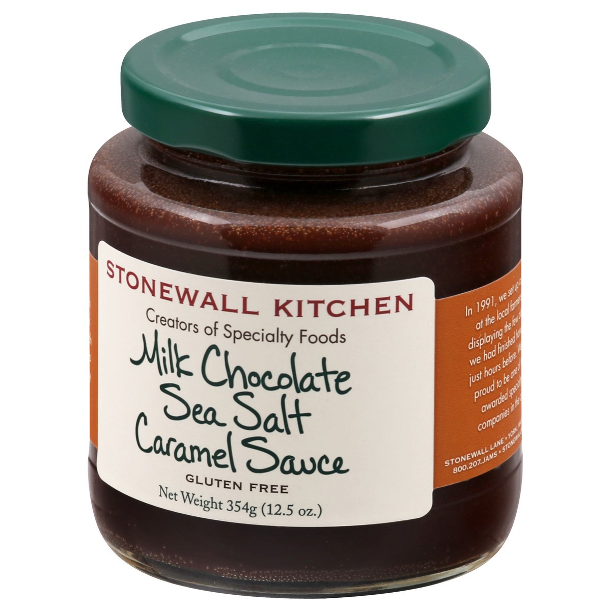 slide 12 of 13, Stonewall Kitchen Milk Chocolate Sea Salt Caramel Sauce 354 gr, 354 g