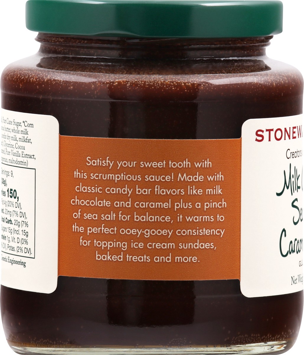 slide 8 of 13, Stonewall Kitchen Milk Chocolate Sea Salt Caramel Sauce 354 gr, 354 g