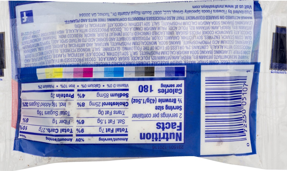 slide 11 of 11, Mrs. Freshley's Oreo Brownie 3 oz, 3 oz