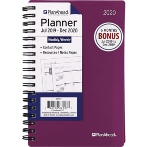 slide 1 of 1, Planahead 2020-2021 Small 18-Month Home/Office Planner, 1 ct