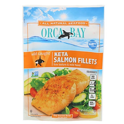 slide 1 of 1, Orca Bay Wild Caught Keta Salmon Fillet, 10 oz
