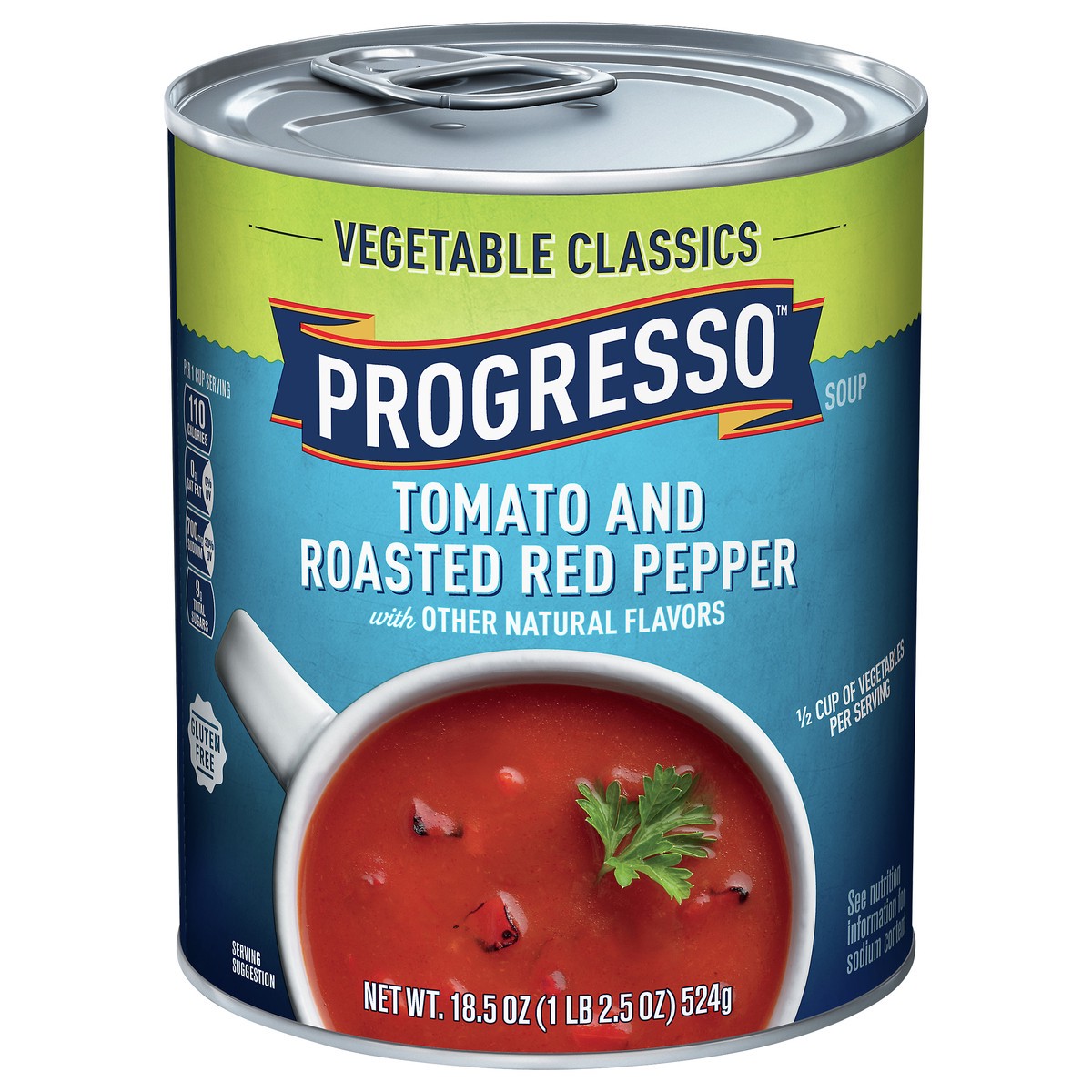 slide 1 of 13, Progresso Vegetable Classics Tomato and Roasted Red Pepper Soup 18.5 oz, 18.5 oz