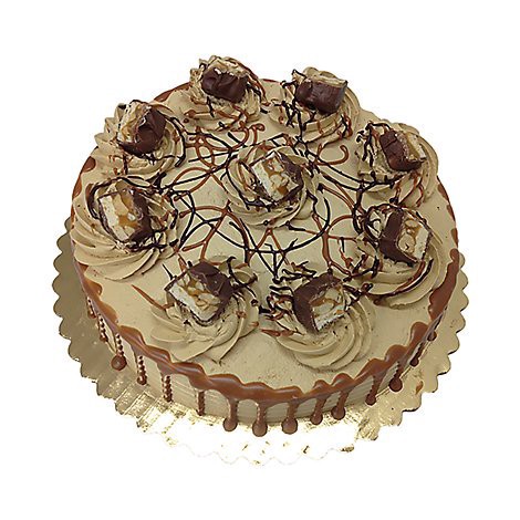 slide 1 of 1, Bakery Cake 8 Inch 1 Layer Caramel - Each, 1 ct