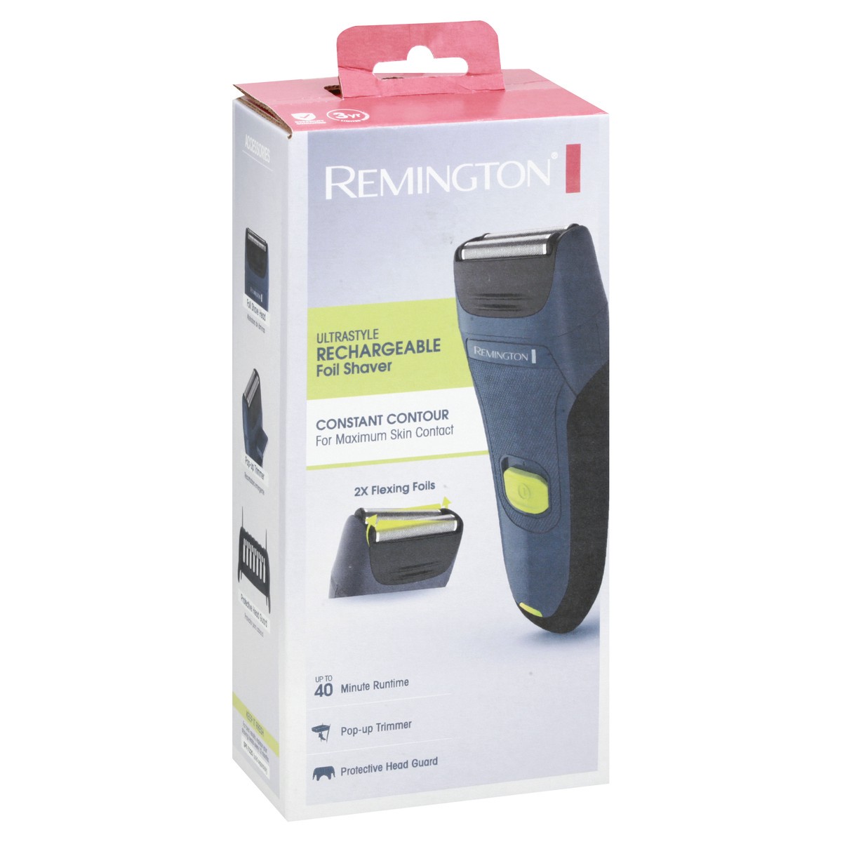 slide 2 of 9, Remington Ultrastyle Rechargeable Foil Shaver 1 ea, 1 ea