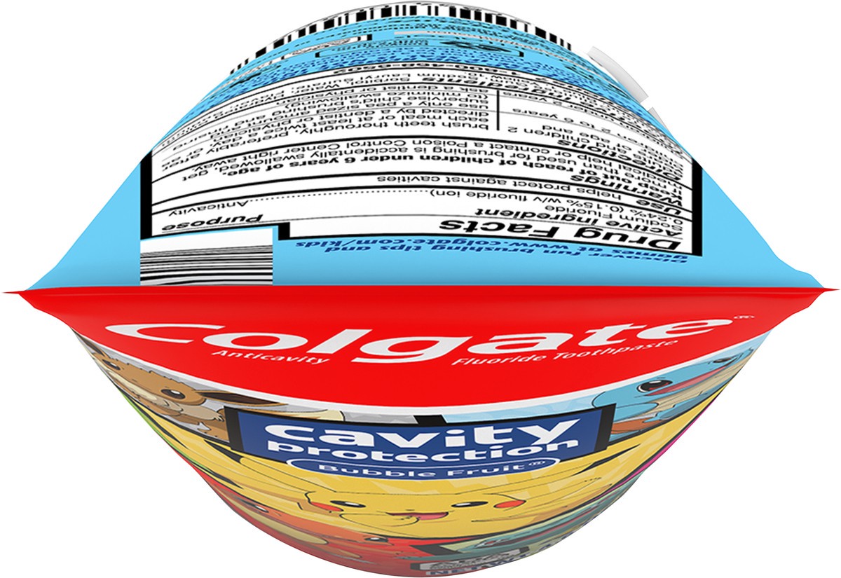 slide 6 of 13, Colgate Kids Pokemon Toothpaste with Fluoride, Mild Bubble Fruit Flavor, 4.6 Oz., 4.6 oz