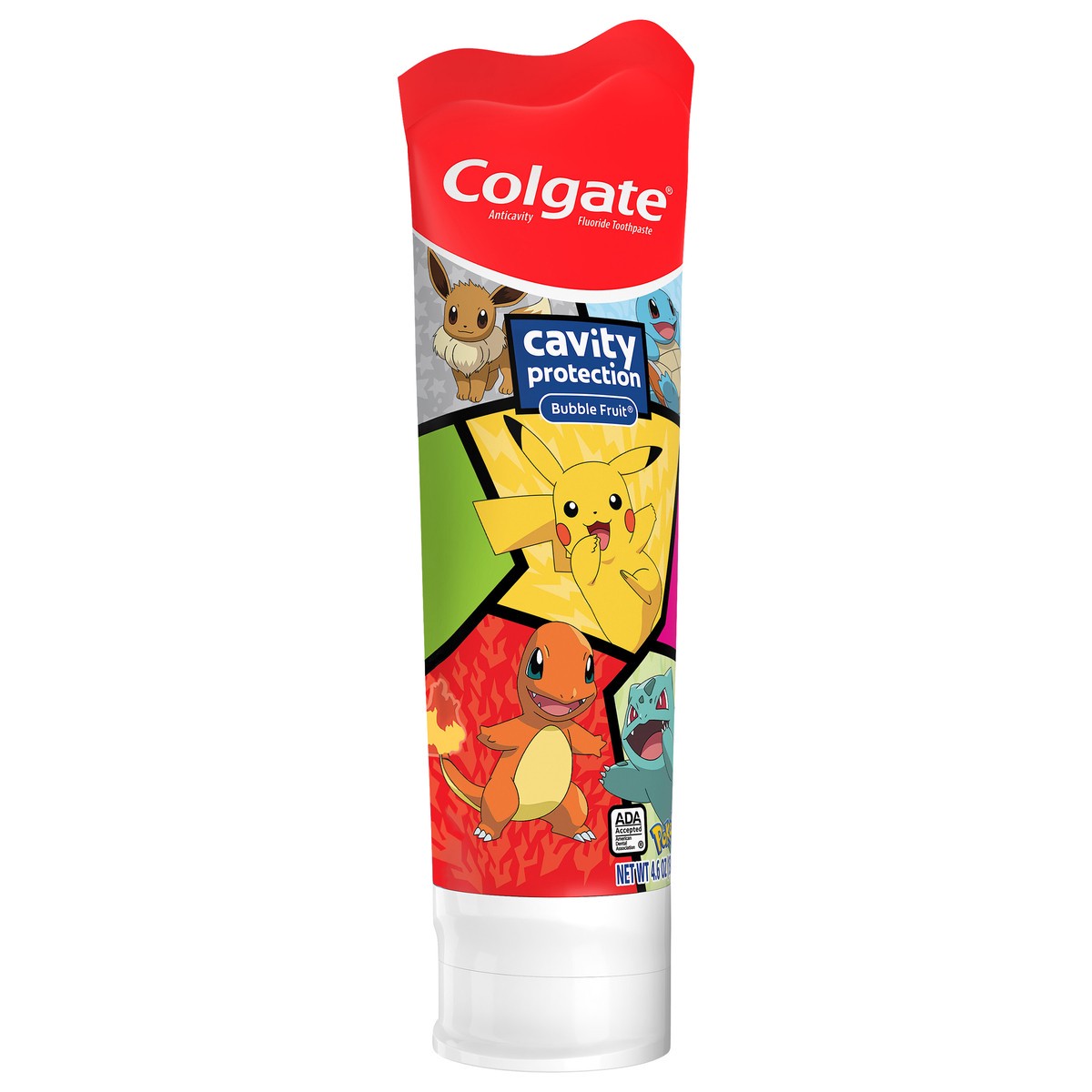 slide 3 of 13, Colgate Kids Pokemon Toothpaste with Fluoride, Mild Bubble Fruit Flavor, 4.6 Oz., 4.6 oz