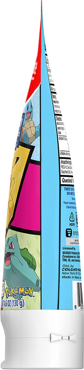 slide 8 of 13, Colgate Kids Pokemon Toothpaste with Fluoride, Mild Bubble Fruit Flavor, 4.6 Oz., 4.6 oz