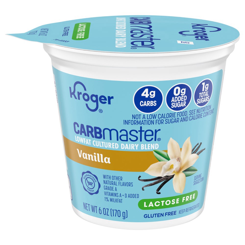 slide 1 of 5, Kroger Carbmaster Vanilla Yogurt, 6 oz