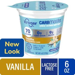 Kroger Carbmaster Vanilla Yogurt