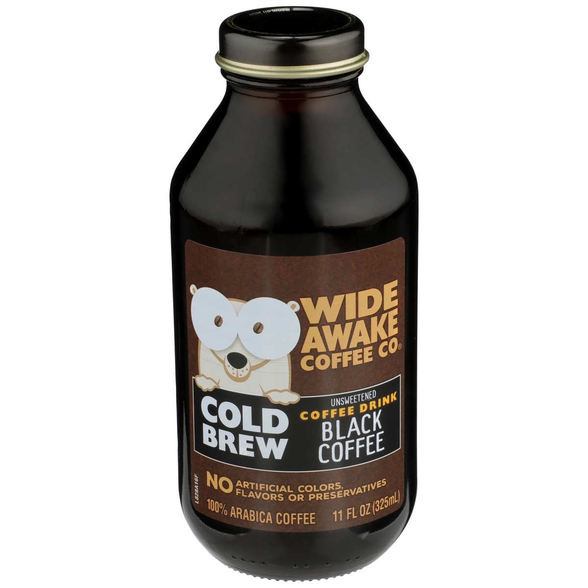 slide 1 of 1, Wide Awake Black Coffee Cold Brew Unsweetened 100% Arabica Coffee Drink - 11 fl oz, 11 fl oz
