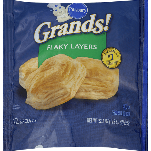 slide 1 of 3, Pillsbury Grands! Biscuits. Flaky Layers, 12 ct