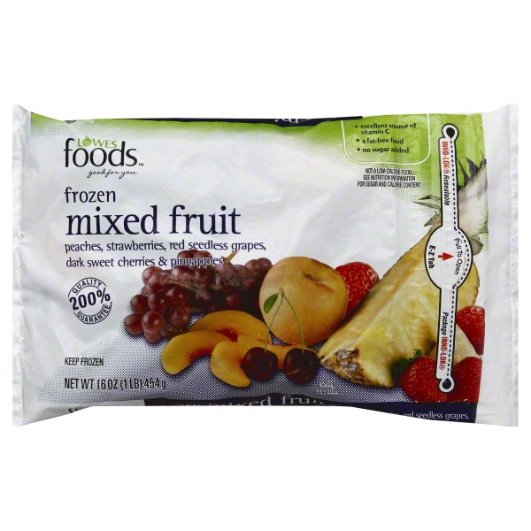 slide 1 of 1, Lowes Foods Frozen Fruit Mixed Fruit, 16 oz