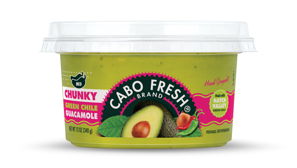 slide 1 of 2, Cabo Fresh® Medium Chunky Green Chile Guacamole, 12 oz
