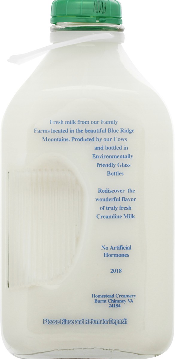 slide 6 of 9, Homestead Creamery Creamline Non-Fat Milk 64oz, 64 oz