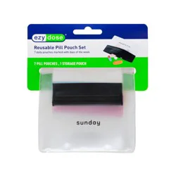 Ezy Dose Reusable Pill Pouch Set