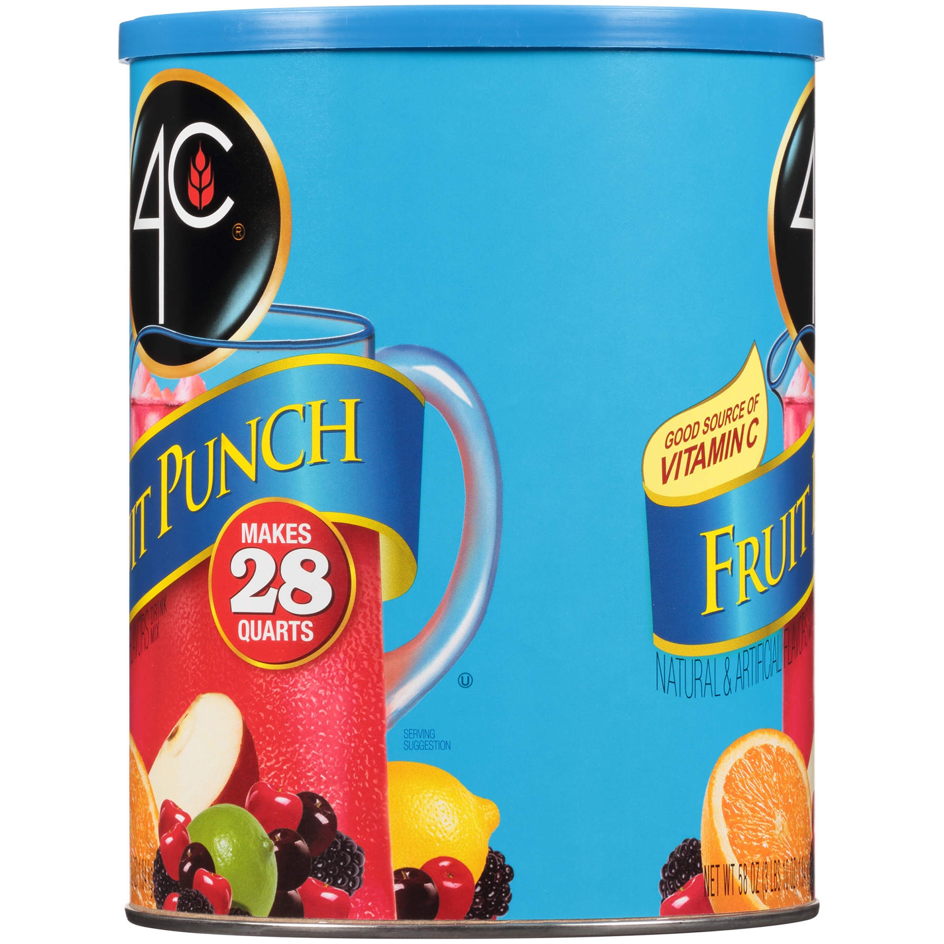 slide 4 of 8, 4C Fruit Punch Drink Mix 58 oz, 63 oz