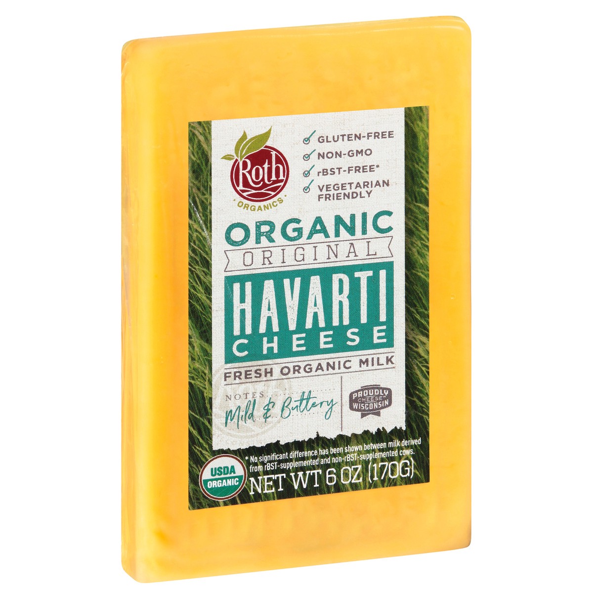 slide 2 of 14, Roth Organics Original Organic Havarti Cheese 6 oz, 6 oz