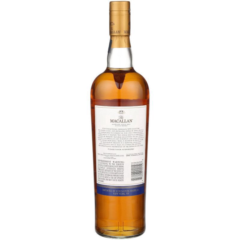 slide 3 of 3, The Macallan 12yr Double Cask Single Malt Scotch Whisky - 750ml Bottle, 750 ml