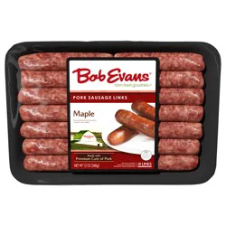 Bob Evans Maple Pork Sausage Links 14 ea