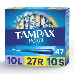 Tampax Pearl Unscented Light/Regular/Super Absorbency Tampons