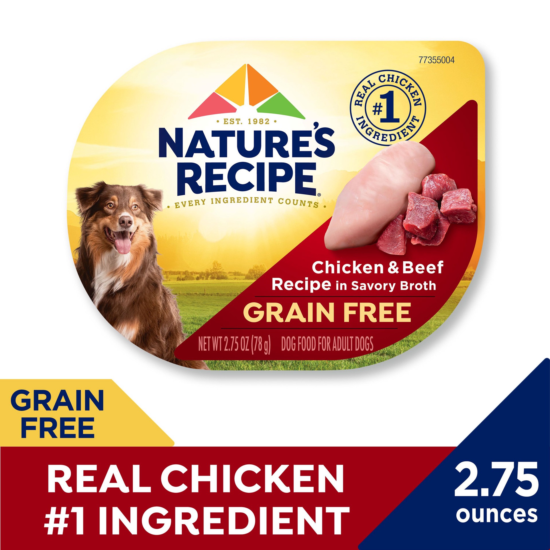 slide 4 of 10, 1/2.75Oz Natrecip Gf Chkn & Beef Rcp In Svry Brth, 2.75 oz