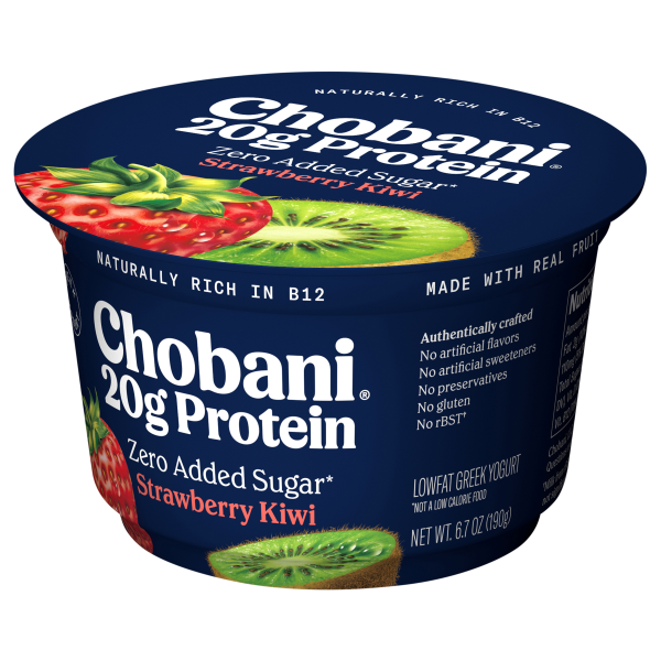slide 6 of 6, Chobani Protein Strawberry Kiwi Greek Yogurt, 6.7 oz