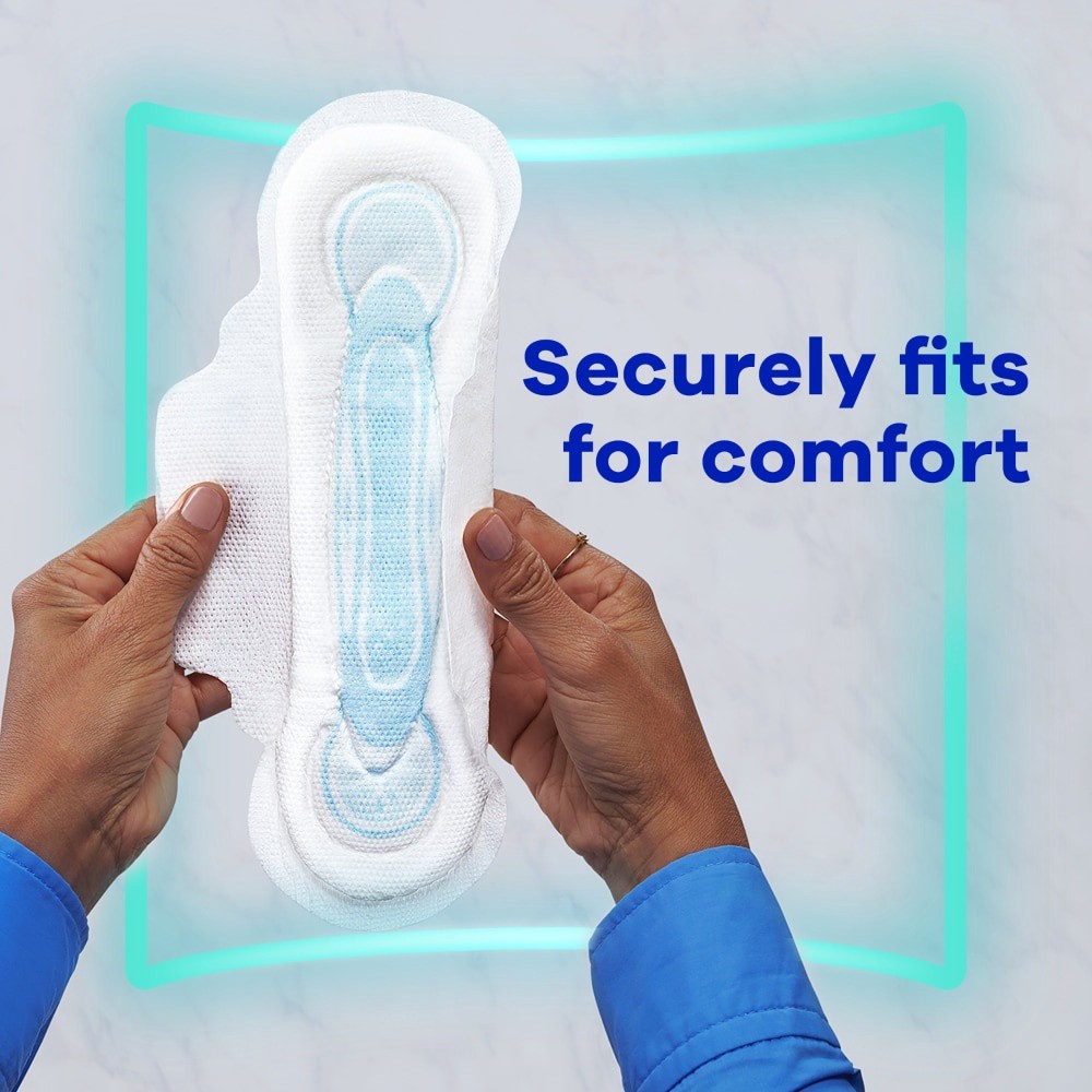 slide 2 of 6, Always Maxi Overnight Pads with Wings for Women, Size 5, Extra Heavy Overnight Absorbency, Unscented, 14 Count, 14 ct