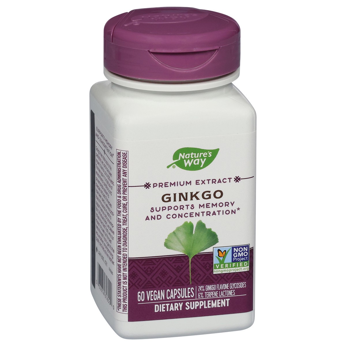 slide 5 of 14, Nature's Way Premium Extract Ginkgo 60 Vegan Capsules, 60 ct