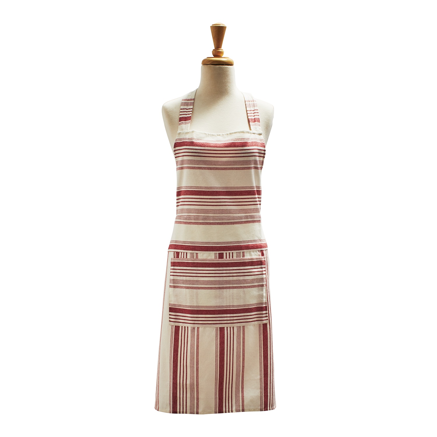 slide 1 of 1, Sur La Table Vintage Stripe Apron, 32 in x 19 in