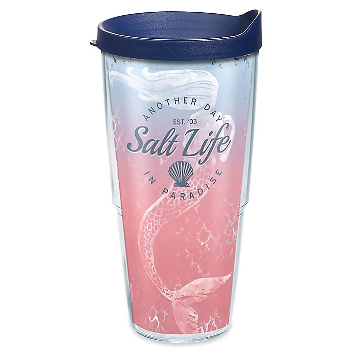 slide 1 of 1, Tervis Salt Life Mermaid Paradise Wrap Tumbler with Lid, 24 oz