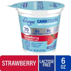 Kroger Carbmaster Strawberry Yogurt