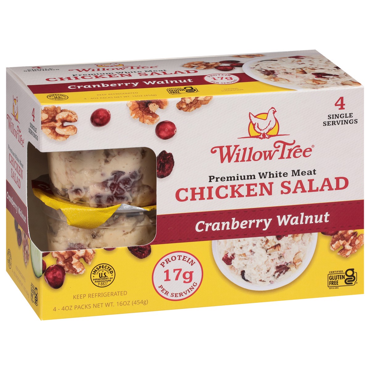 slide 5 of 13, Willow Tree Snack Cups-Cranberry Walnut, 16 oz