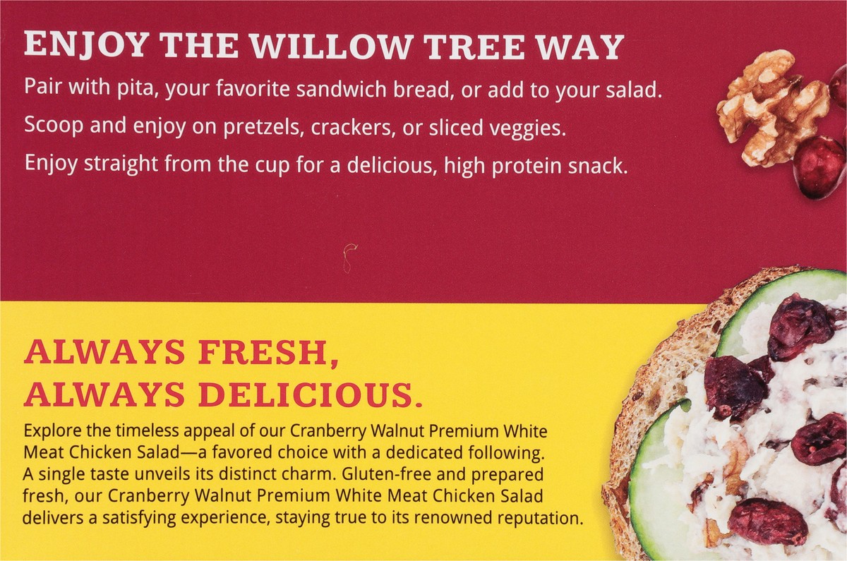 slide 3 of 13, Willow Tree Snack Cups-Cranberry Walnut, 16 oz