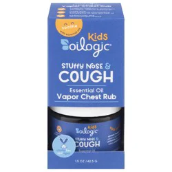 Oilogic Kids Stuffy Nose & Cough Vapor Chest Rub 1.5 oz