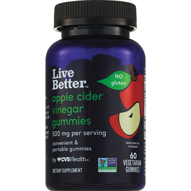slide 1 of 1, CVS Apple Cider Vngr Gummies, 1 ct
