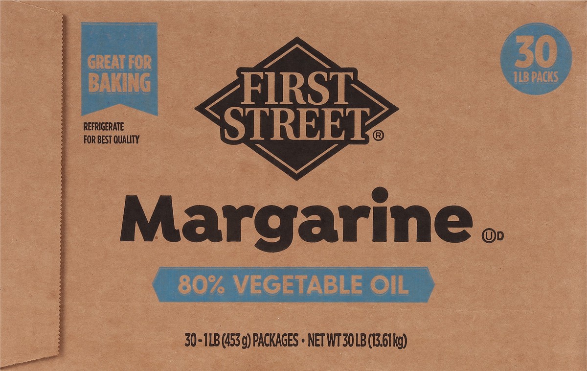 slide 14 of 14, First Street Deli Margarine Prints, 30 ct; 1 lb