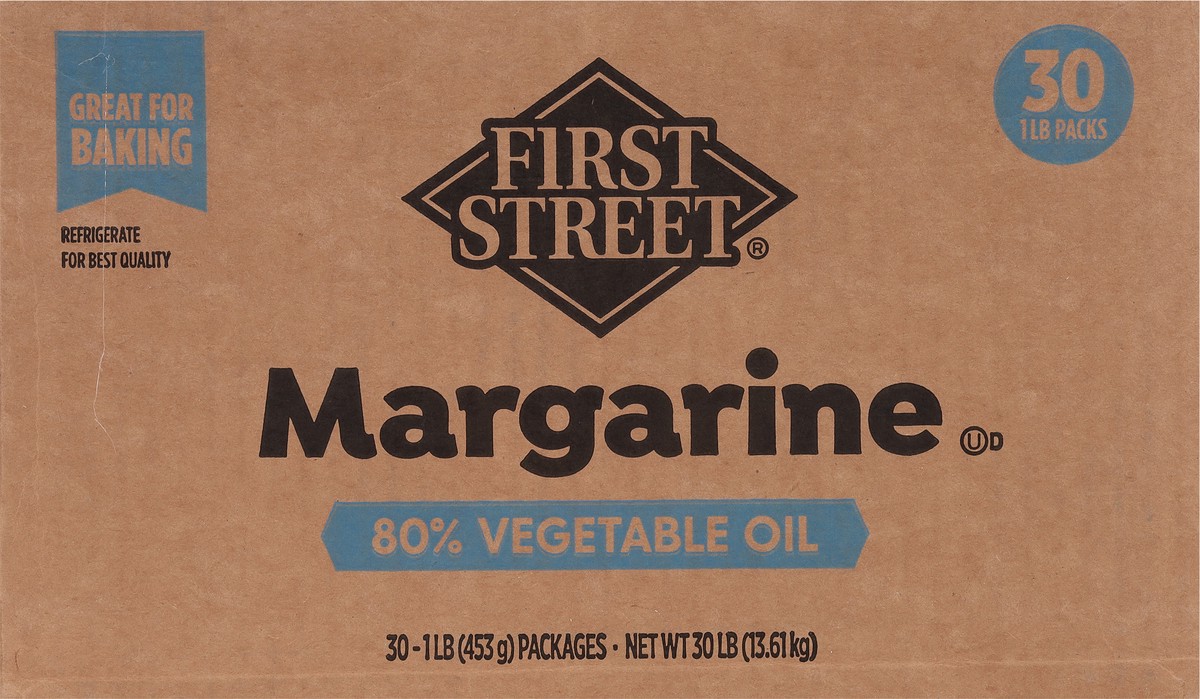 slide 11 of 14, First Street Deli Margarine Prints, 30 ct; 1 lb