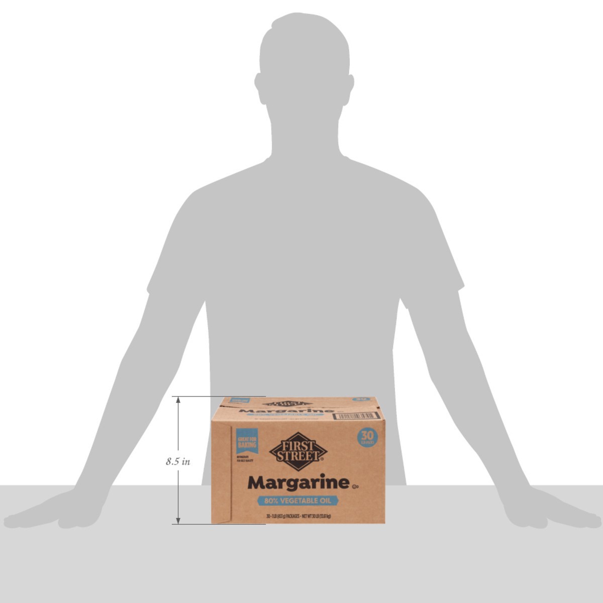 slide 10 of 14, First Street Deli Margarine Prints, 30 ct; 1 lb