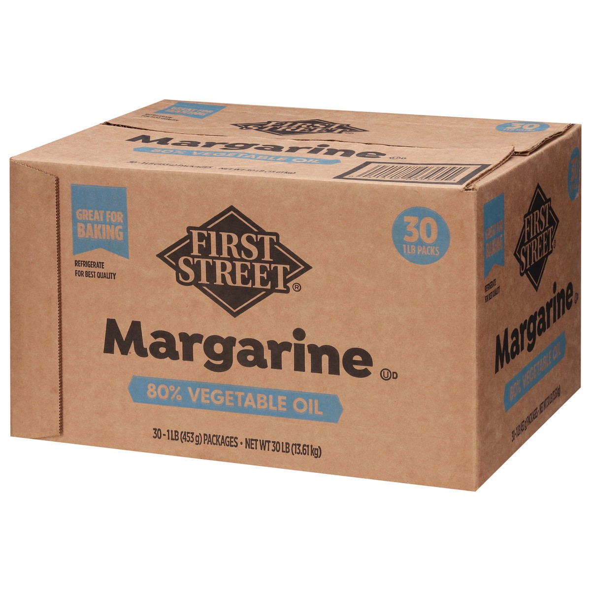 slide 3 of 14, First Street Deli Margarine Prints, 30 ct; 1 lb