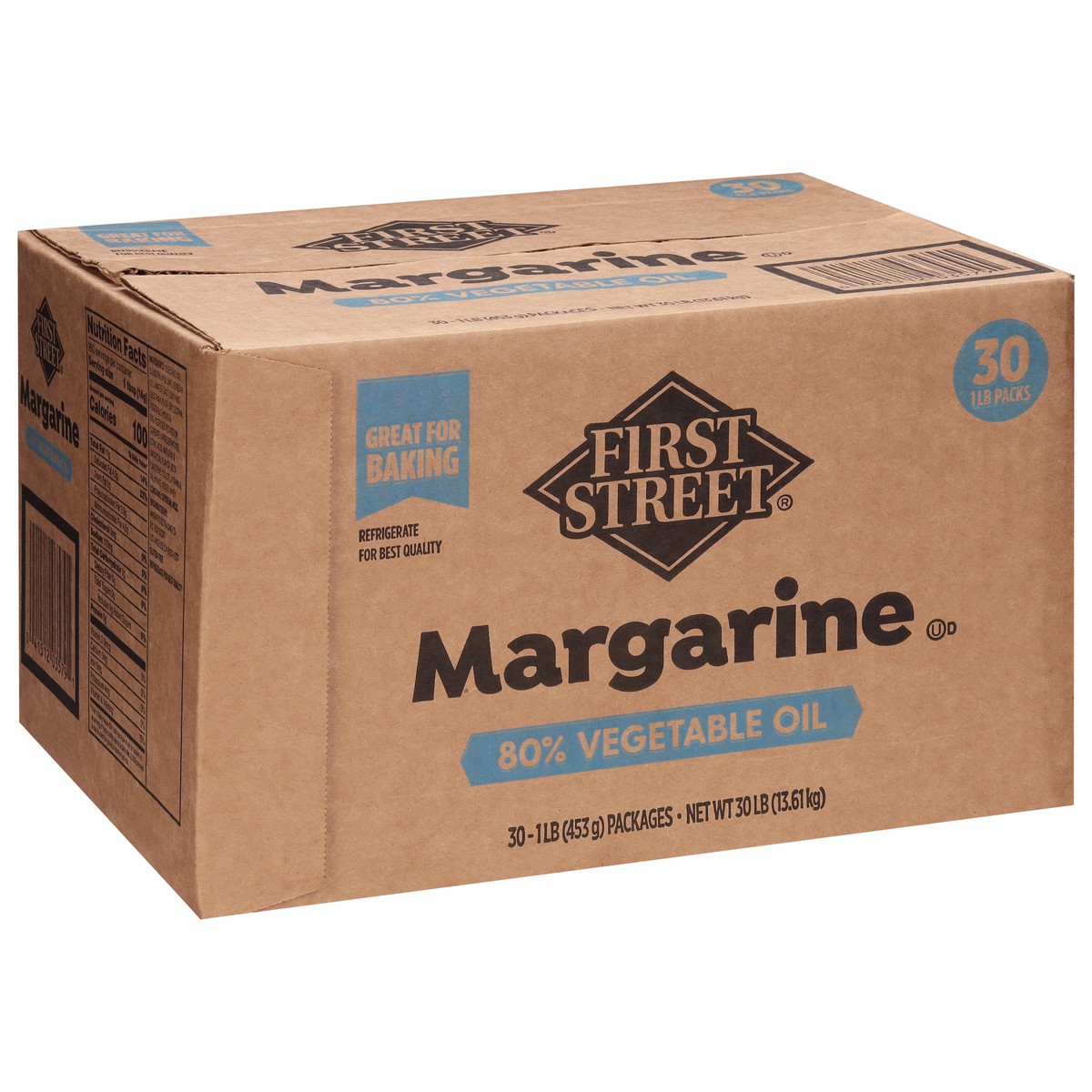 slide 4 of 14, First Street Deli Margarine Prints, 30 ct; 1 lb