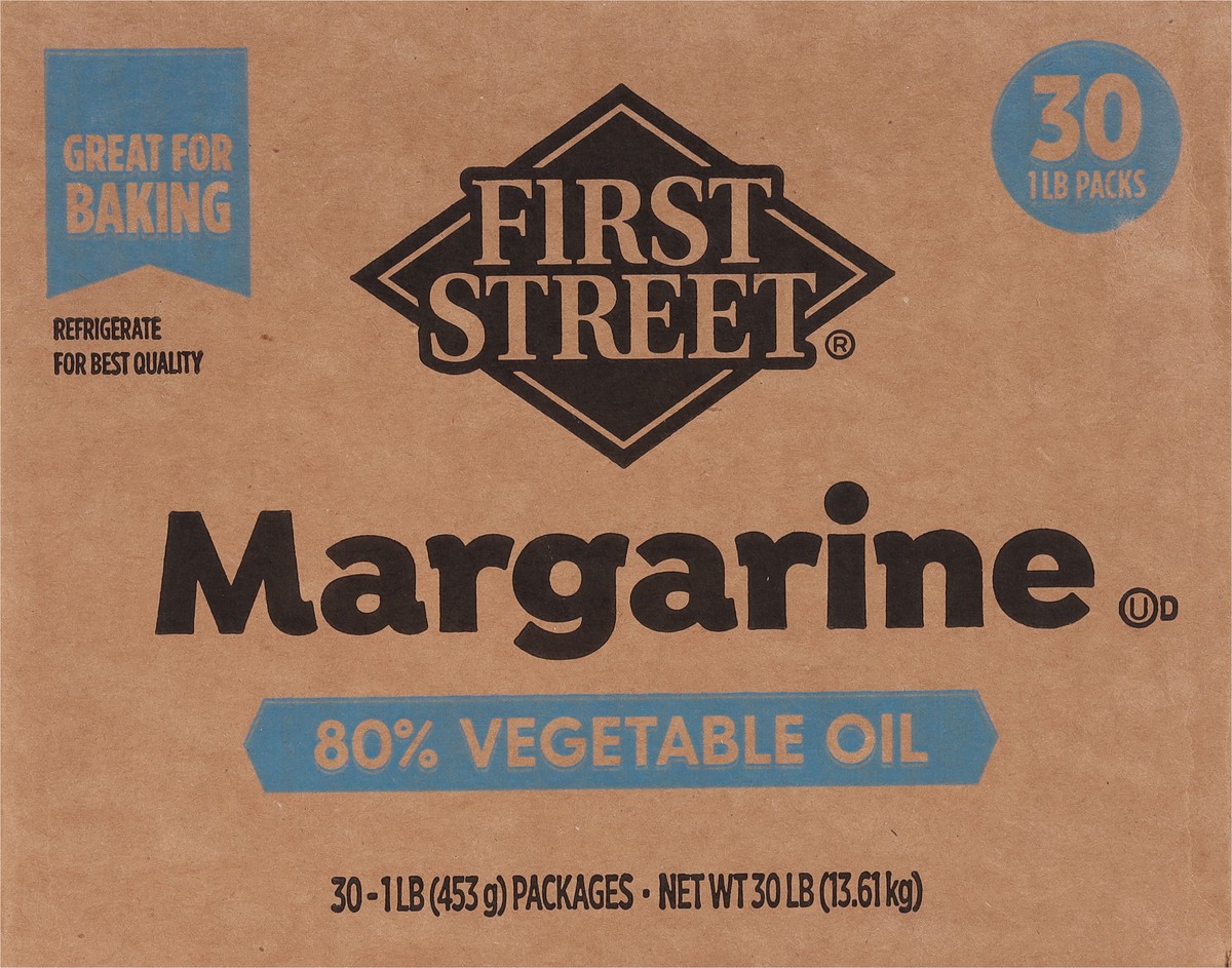 slide 5 of 14, First Street Deli Margarine Prints, 30 ct; 1 lb