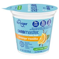 Kroger Carbmaster Orange Vanilla Yogurt
