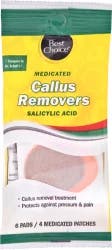 Best Choice Medicated Callus Remover Pads