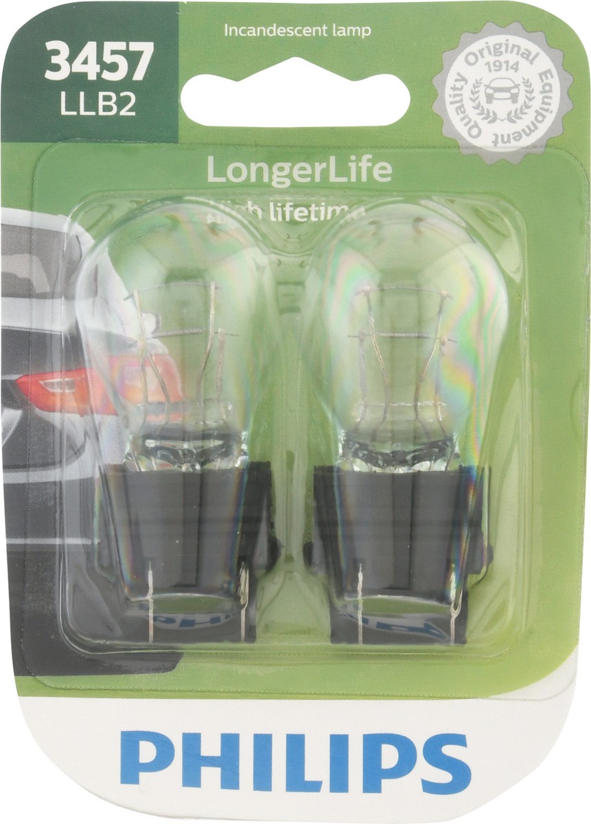 slide 7 of 9, Philips Incandescent Lamp Longer Life Light Bulb 2 ea, 1 ct