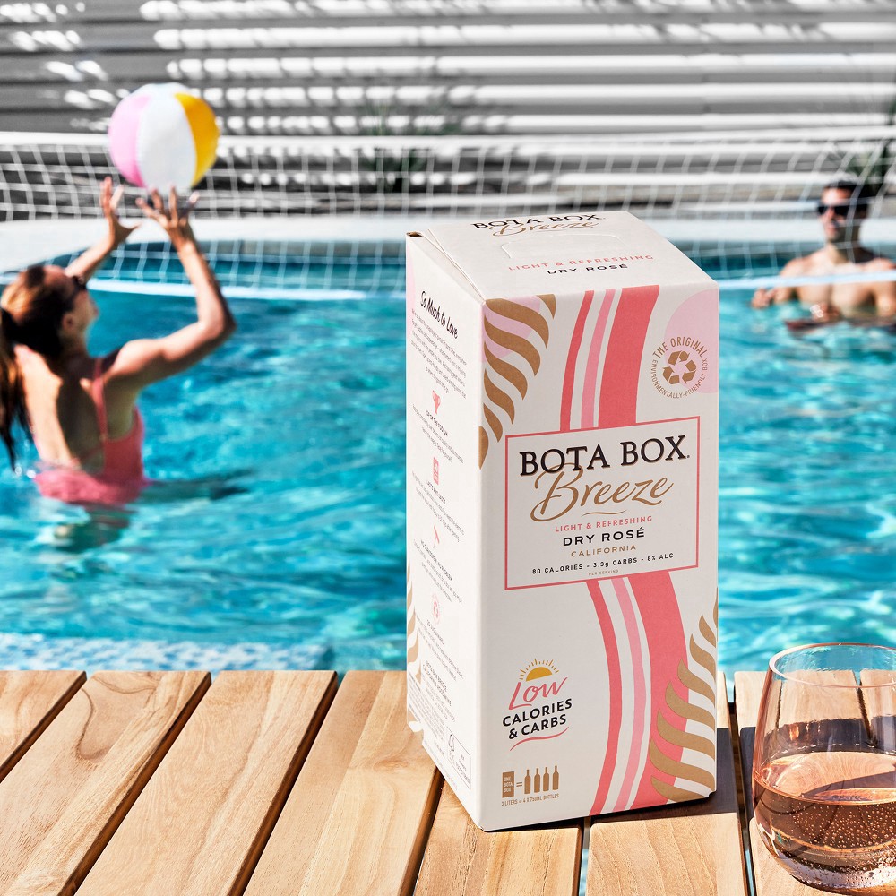 slide 3 of 6, Bota Box Dry Rose, 3 liter