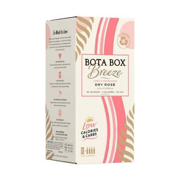 slide 1 of 8, Bota Box Breeze Dry Rosé, 3 liter