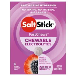 SaltStick FastChews Mixed Berry, 8 Ct Box
